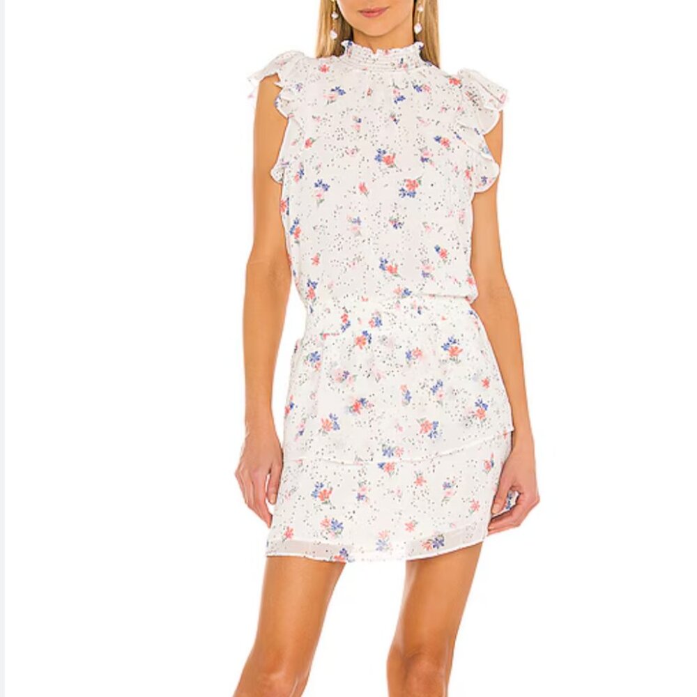 1. STATE Smocked Waist Mini Dress
